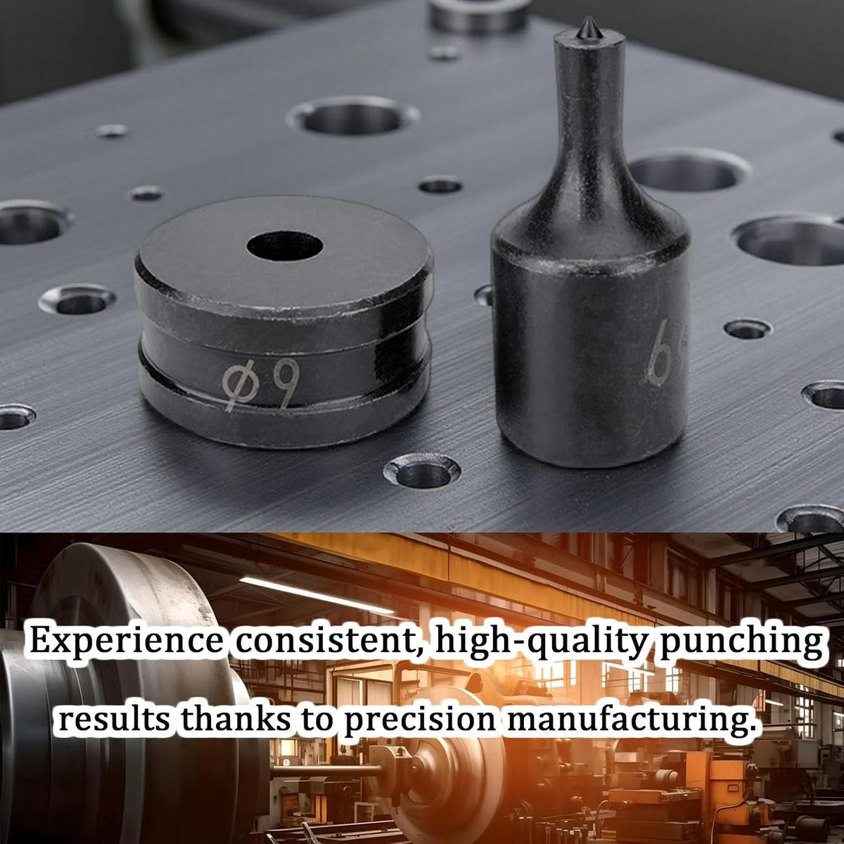 Square Hole Punch Die 16 x 16 mm for CH-70 Hydraulic Hole Puncher – image 5