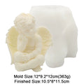 3D Angel Silicone Mold for Candles, Resin, Soap and Plaster