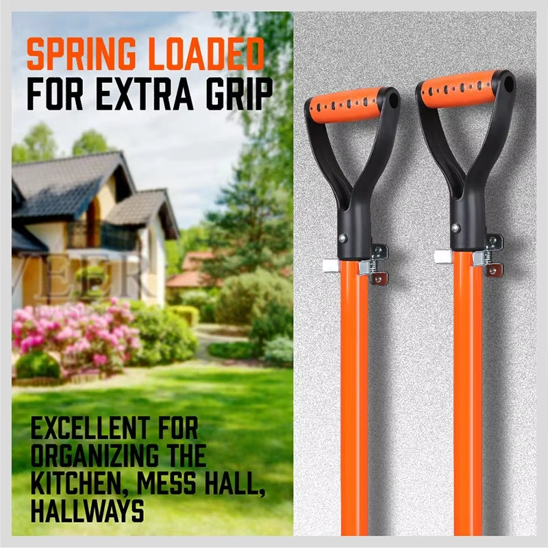 10-Pack Wall-Mount Garden Tool Holders – image 4