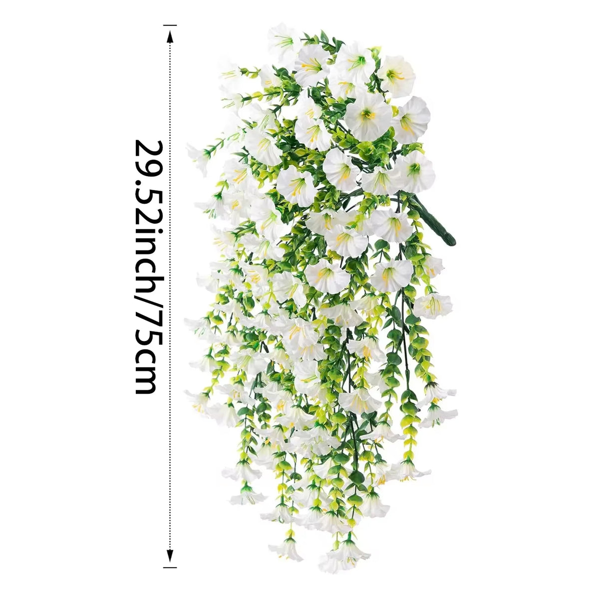 Artificial Hanging Plants - UV Resistant Fake Flowers for Decor