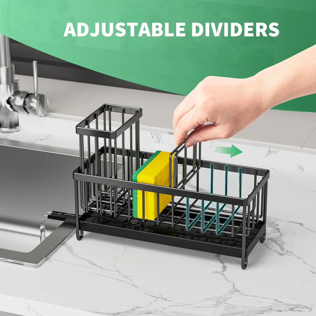 Kitchen Sink Sponge & Soap Drain Rack – image 2