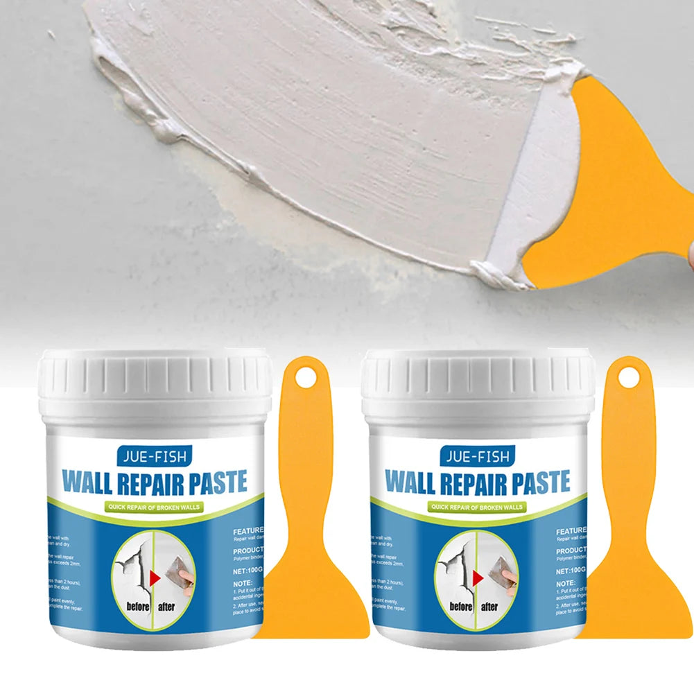 Drywall Repair Paste Kit – Wall Crack & Hole Filler w/ Scraper – image 2
