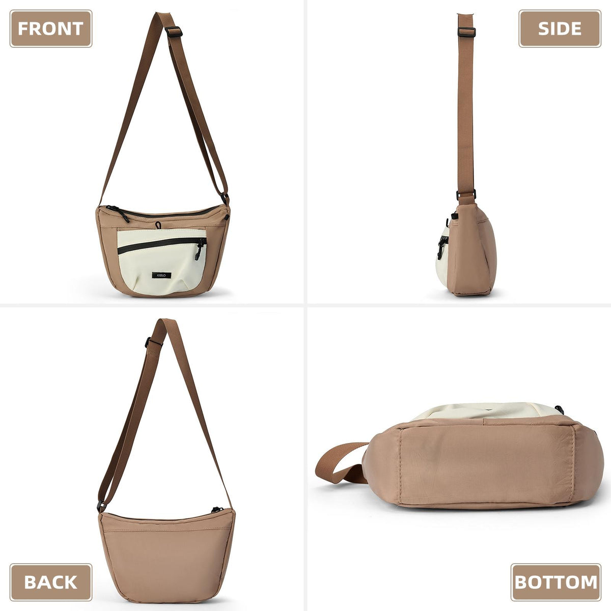 Women's Crossbody Bag – Large Capacity Solid Color Shoulder Bag – image 6