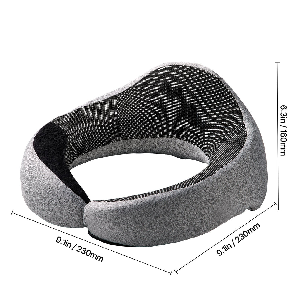 Travel Neck Pillow, Memory Foam with Eye Mask & Earplugs – image 8