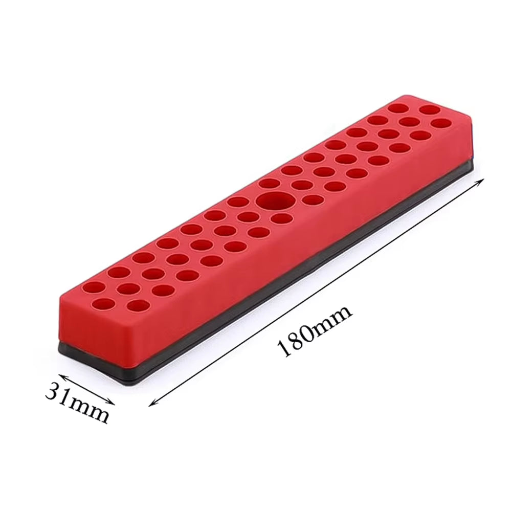 Magnetic Bit Organizer – 43-Hole 1/4 in Hex Bit Holder – image 8