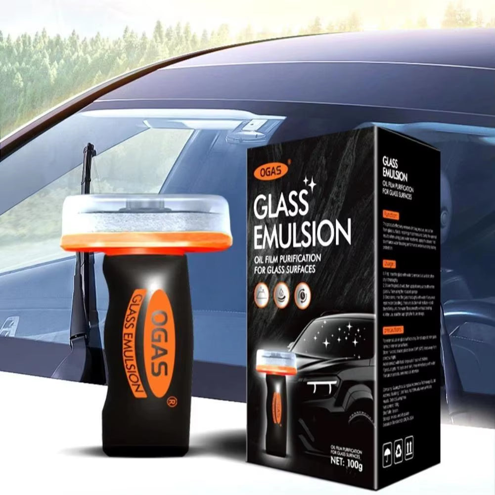 Windshield Oil Film Remover Paste - Glass Degreaser & Water Spot Cleaner