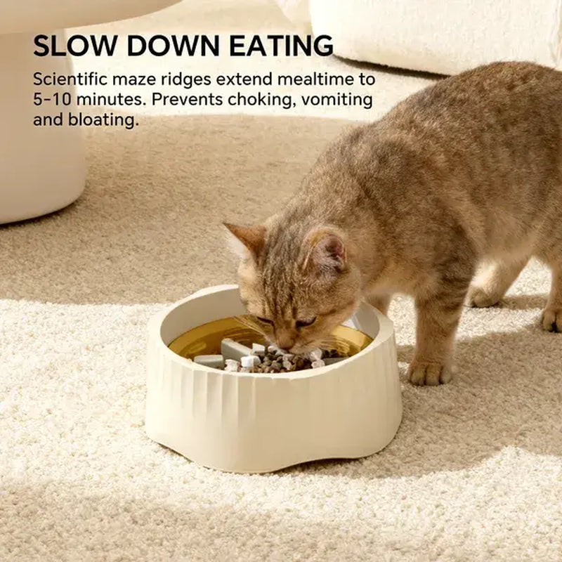 Cat Slow Feeder Bowl - 2-in-1 Switchable Slow and Regular Mode – image 8