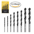 Brad Point Drill Bits – 8-Piece 3–10 mm Wood Bit Set