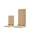 L-Shape Cardboard Cat Scratcher with Ball Toy & Catnip