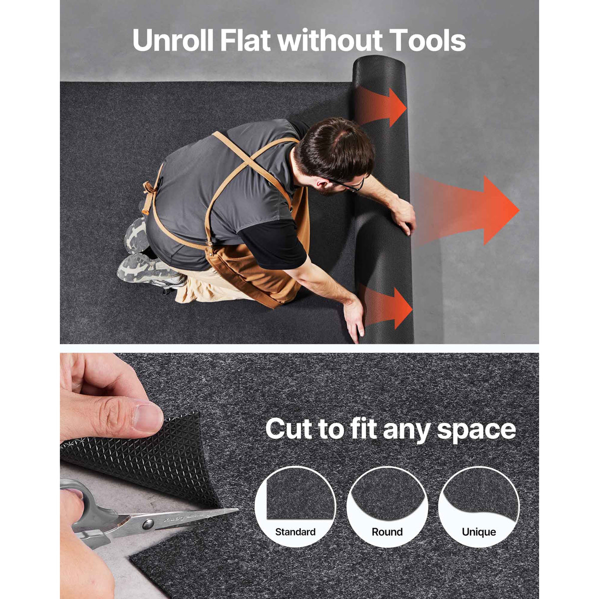 Garage Floor Containment Mat, 3 x 5 ft Waterproof Under-Car Mat – image 6