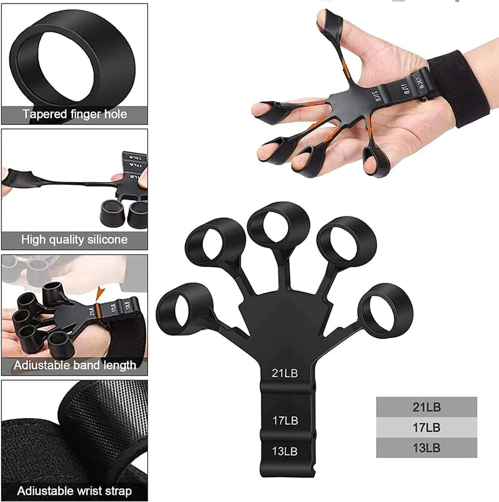 Finger Strengthener - Silicone Hand Grip Exerciser for Grip Training – image 5