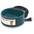 Heated Pet Water Bowl 74oz Thermostatic Outdoor Dog Cat Bowl