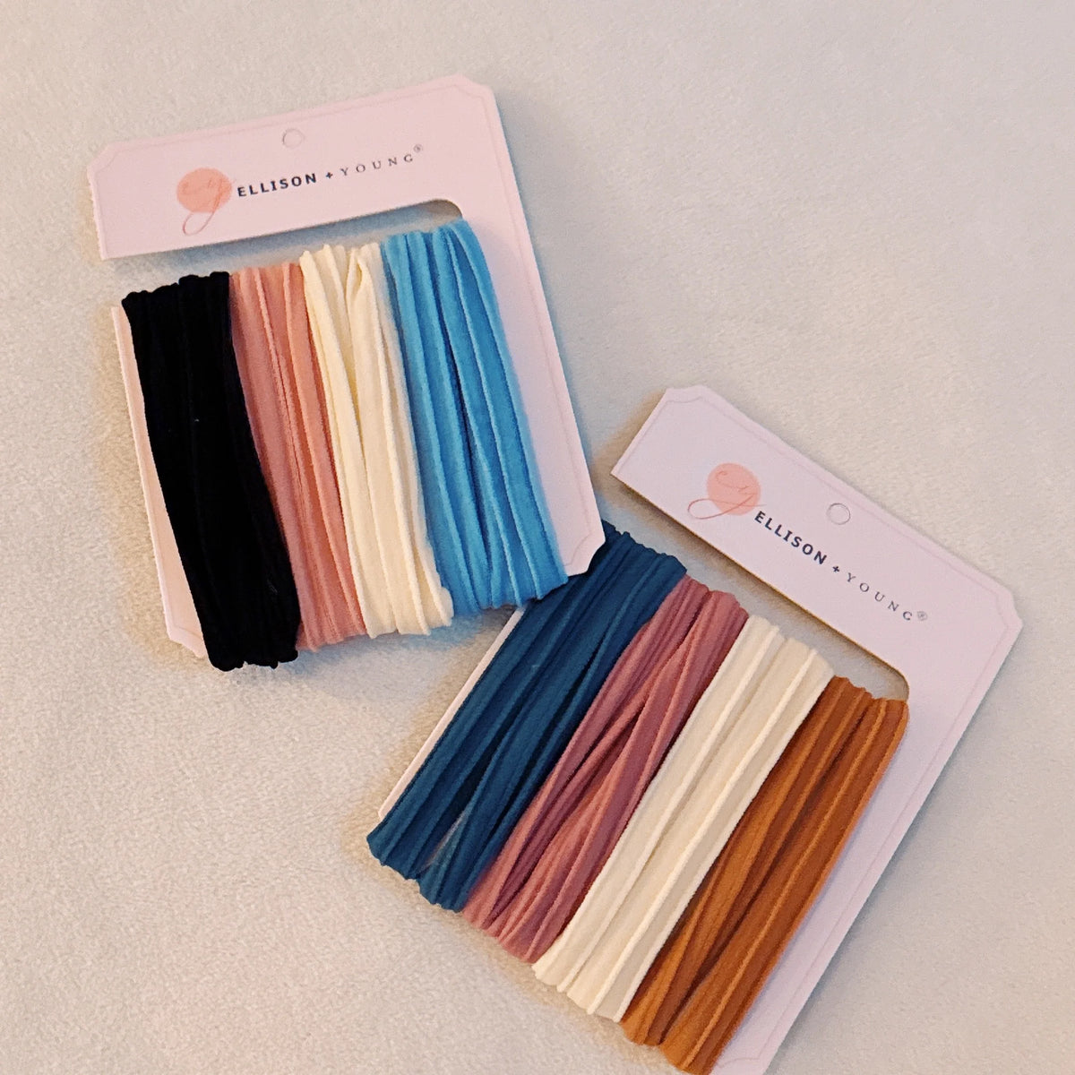 Hair Ties – Soft Jersey Elastic Set of 8