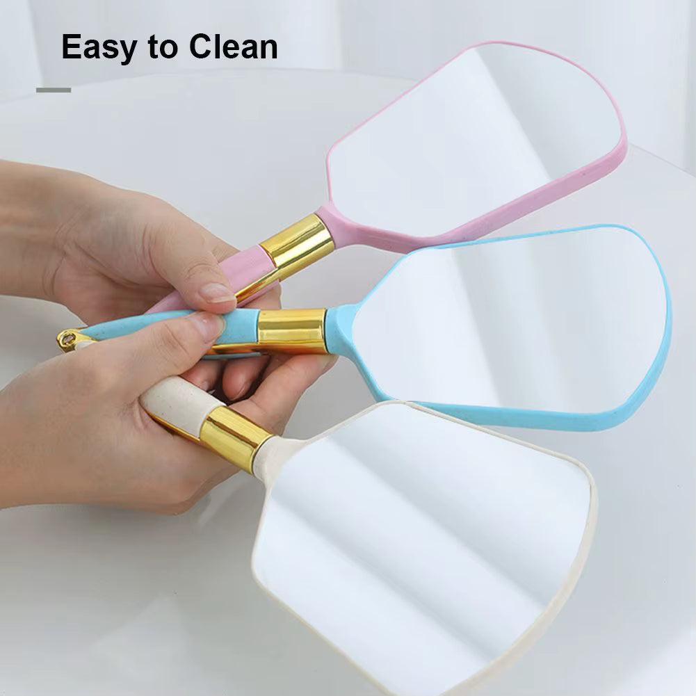 Handheld Vanity Mirror - Vintage Makeup Mirror with Handle – image 3