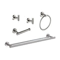 5 Piece Stainless Steel Bathroom Towel Rack Set, Wall Mount – image 1