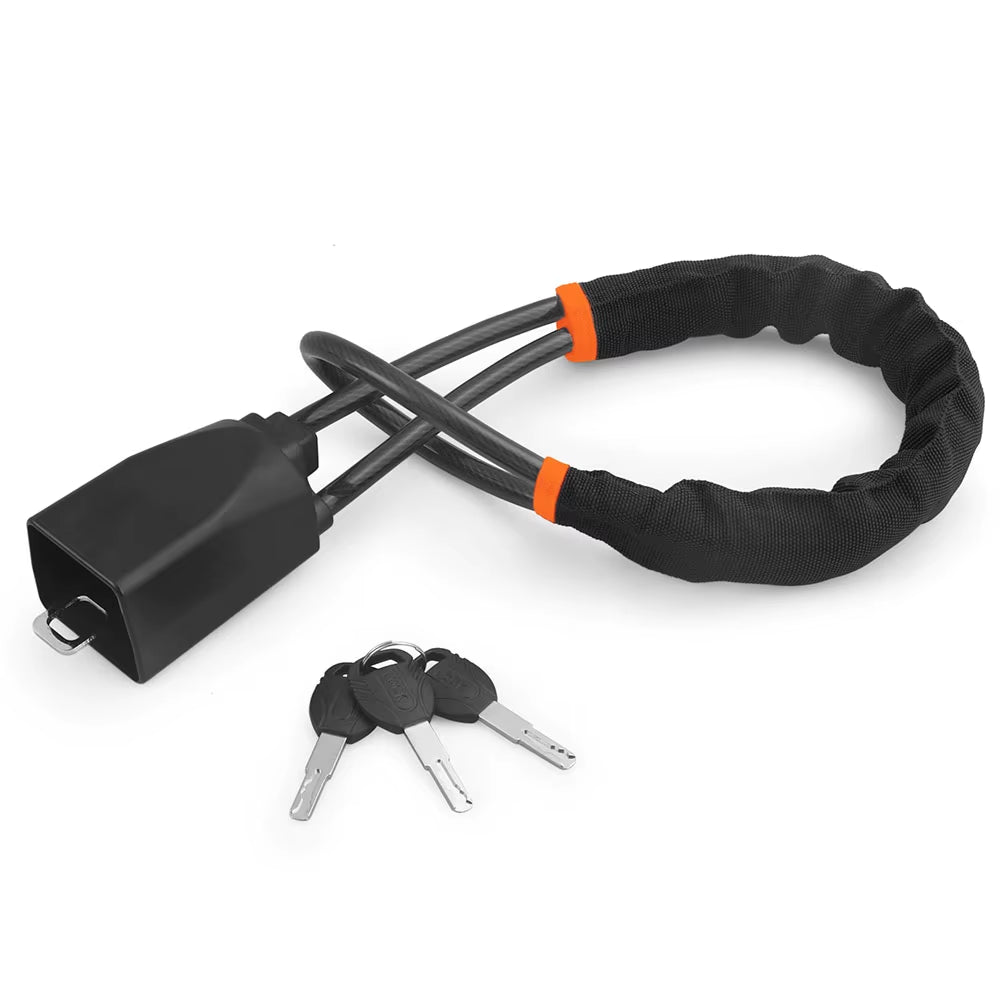 Steering Wheel Lock – Seat Belt Anchor Anti-Theft Cable Lock – image 10