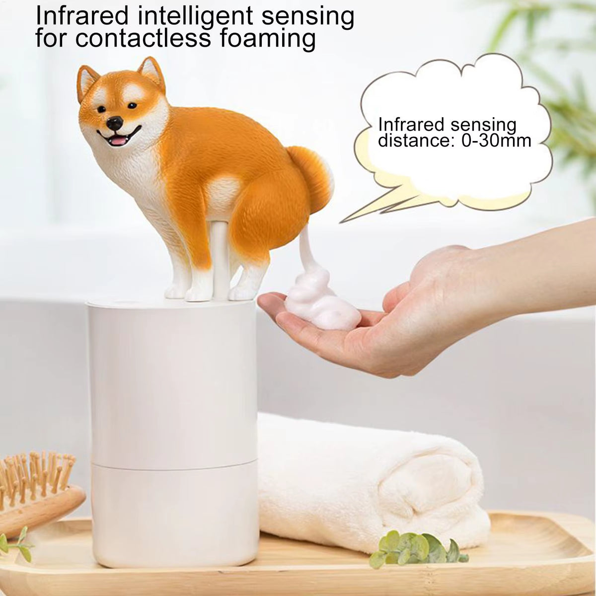 Automatic Foaming Soap Dispenser, Dog-Shaped Touchless 300ml – image 7