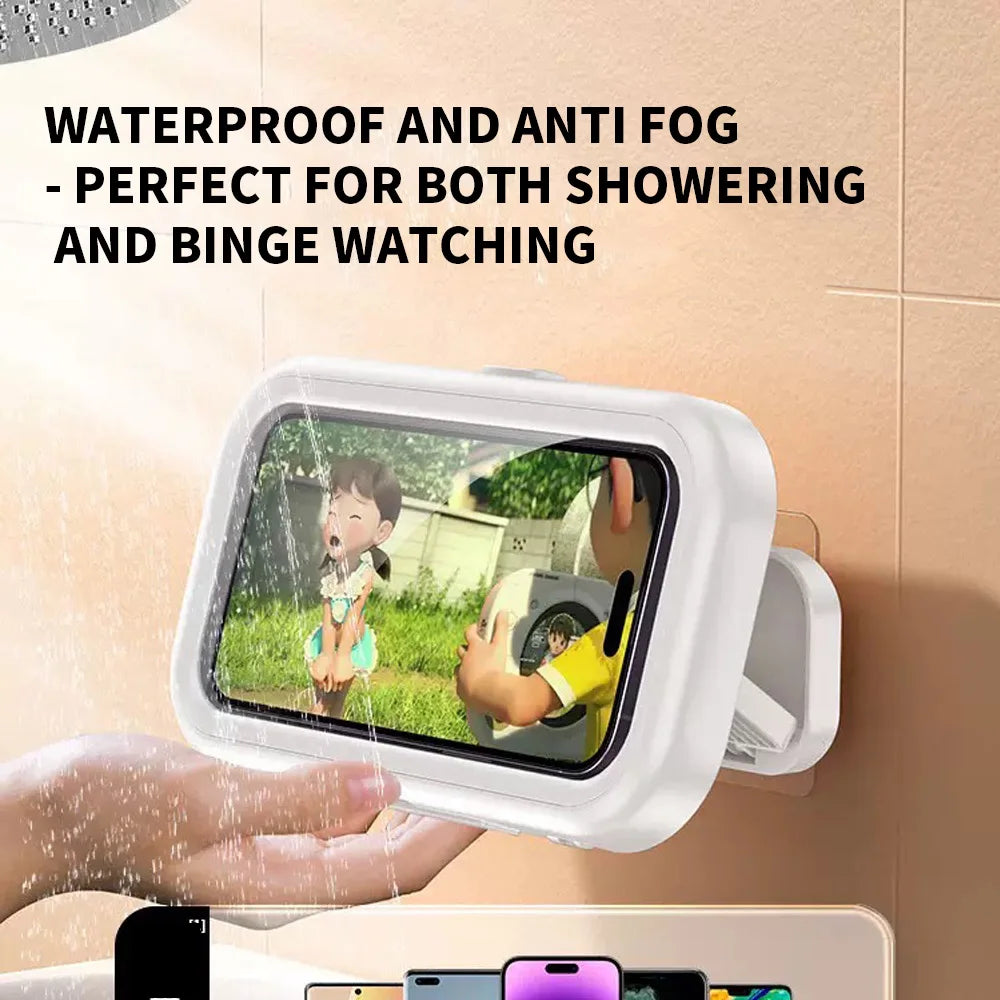Waterproof Shower Phone Holder Box, Rotating Bathroom Phone Case – image 4