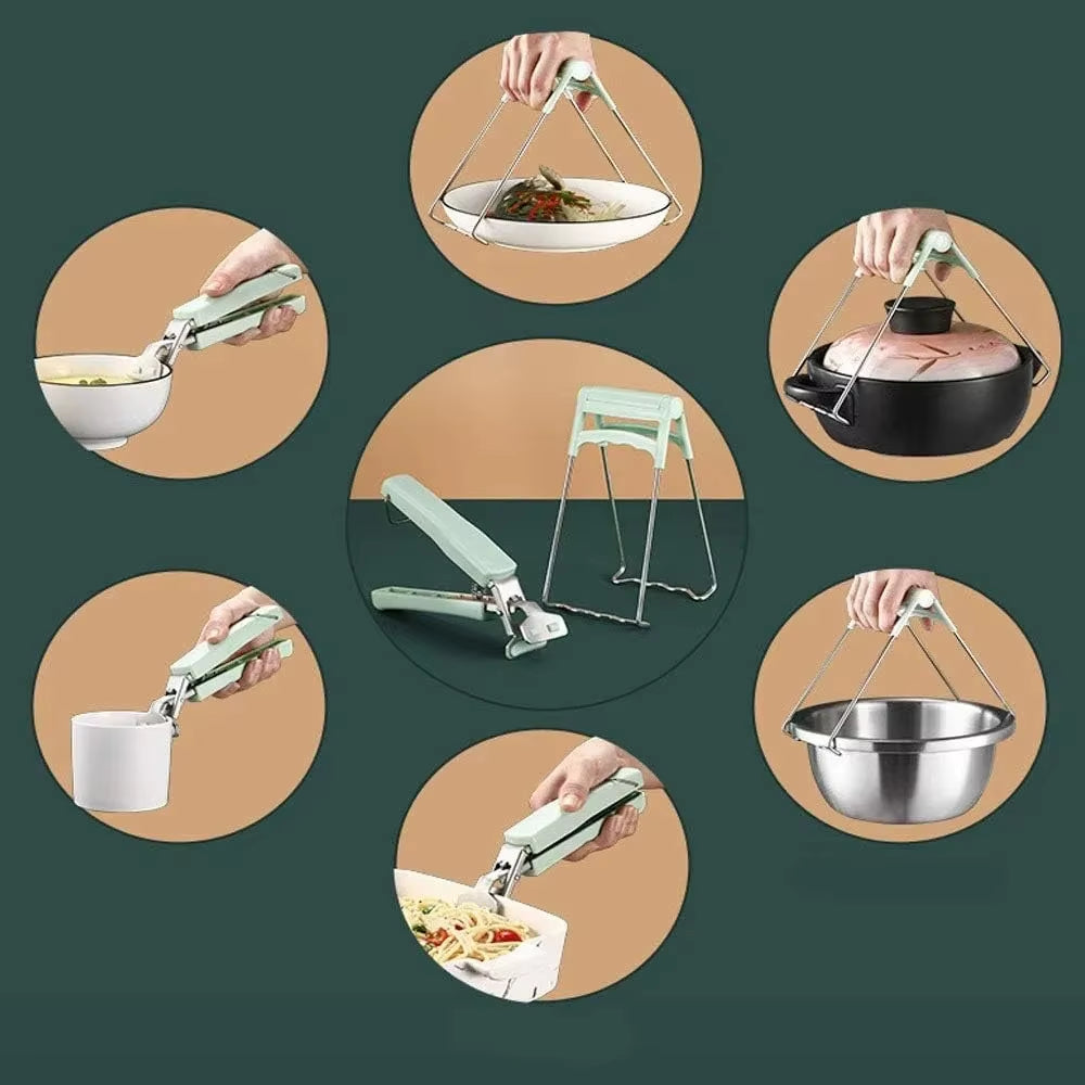 Anti-Scald Plate Clamp - Hot Bowl Gripper Kitchen Tool
