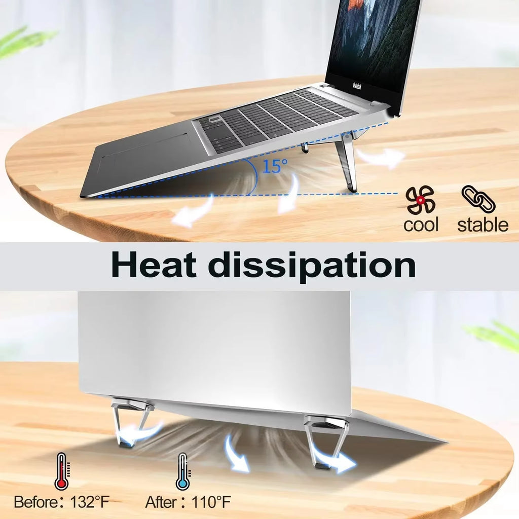 Laptop Kickstand, Mini Aluminum Invisible Laptop Stand – image 4