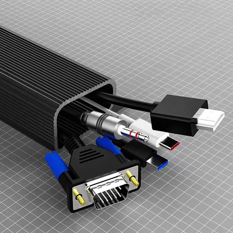 Under Desk Cable Raceway, No-Drill Wire Organizer Channel – image 2