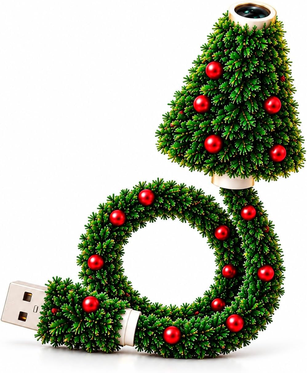 Christmas Tree Projector Light, USB Indoor Holiday Projector