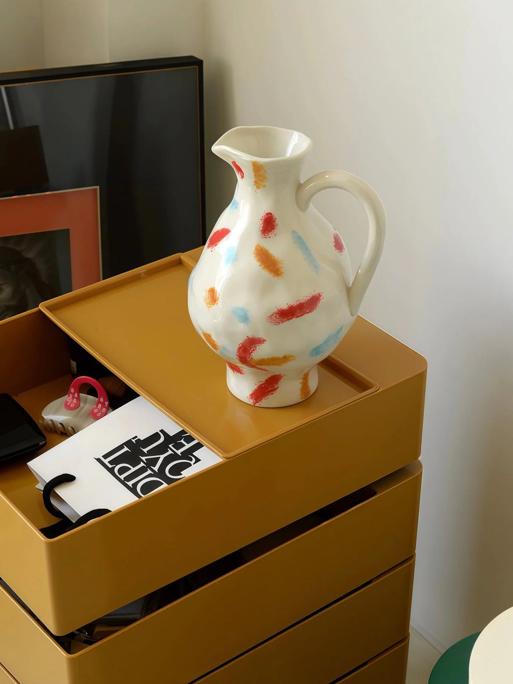 Handmade Nordic Pottery Jug Vase – image 5