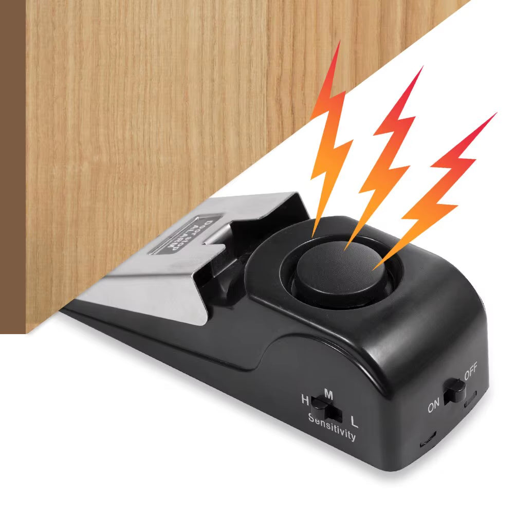 Door Stop Alarm 2 Pack – 125dB Wireless Wedge Door Alarm – image 2
