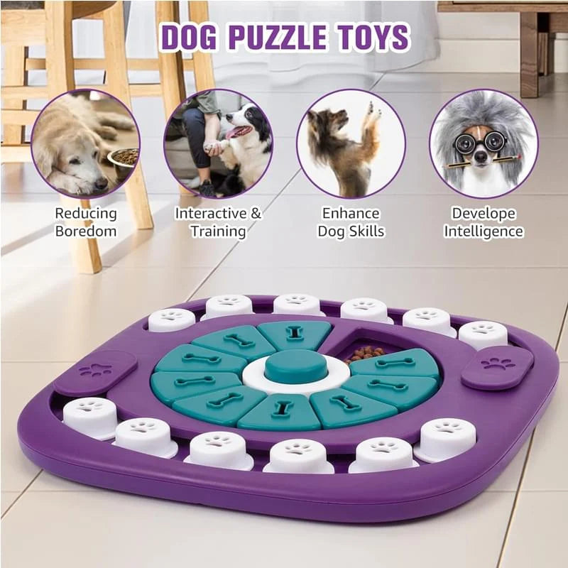 Dog Puzzle Toy – Interactive Slider Treat Puzzle – image 3