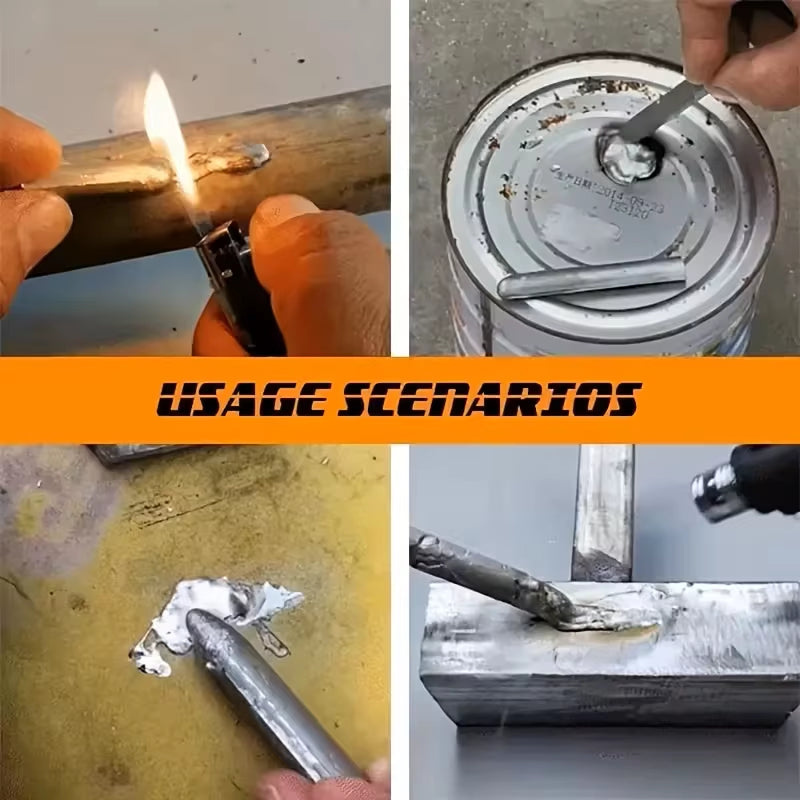 Low Temperature Aluminum Welding Rods 3 Pack - Easy Repair Brazing Rods