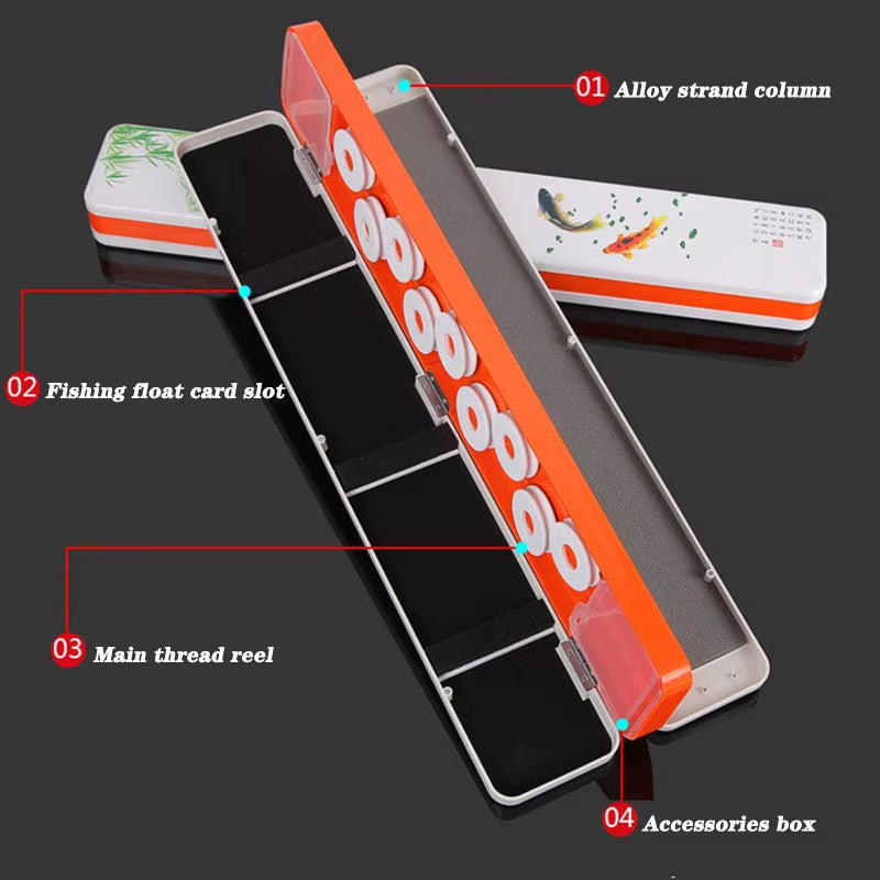 Multifunction Fishing Tackle Box with Line Winder – image 5
