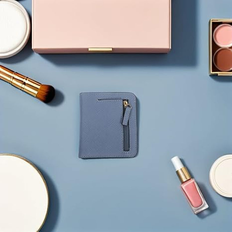 Ultra Thin Women's Wallet, Slim PU Leather Mini Card Clutch – image 5