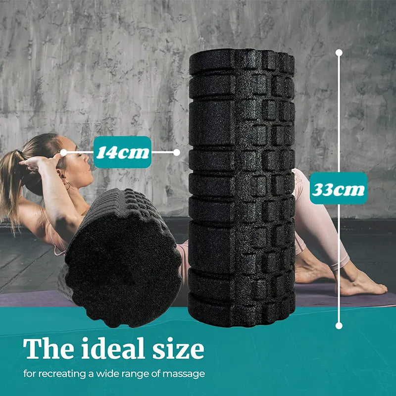 EPP Foam Roller, Textured Muscle Roller for Yoga, 33 cm – image 3