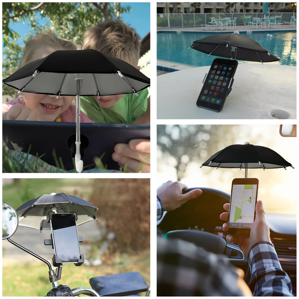 Mini Umbrella Phone Stand – Cute Universal Desk Holder – image 4