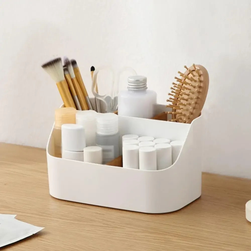 5-Compartment Desk Organizer Box with Removable Dividers – image 3