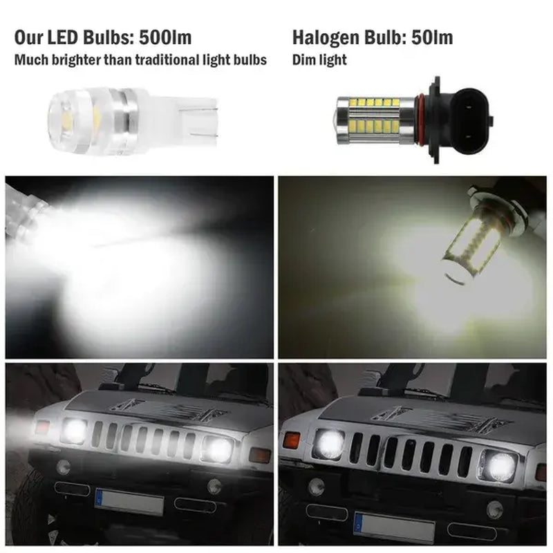 T10 LED Bulbs 20-Pack – 6500K White Interior Car Lights – image 3