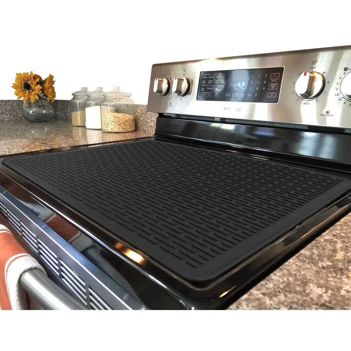 Silicone Stove Top Cover Mat, 30 x 20.8 in Glass Cooktop Protector – image 2