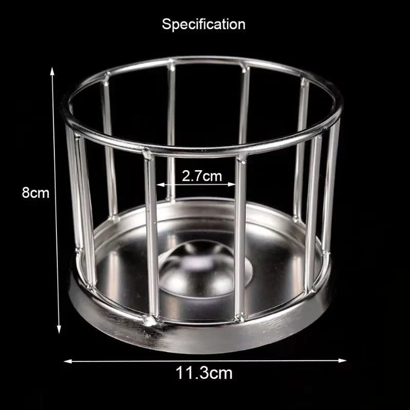 Stainless Steel Reptile Food and Water Bowl, 4.4 in