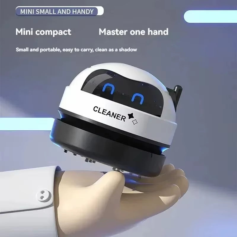Mini Cordless Car Vacuum - USB Rechargeable Handheld Desk & Car Dust Cleaner