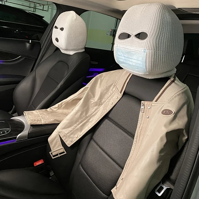 Funny Halloween Car Seat Headrest Cover – image 5