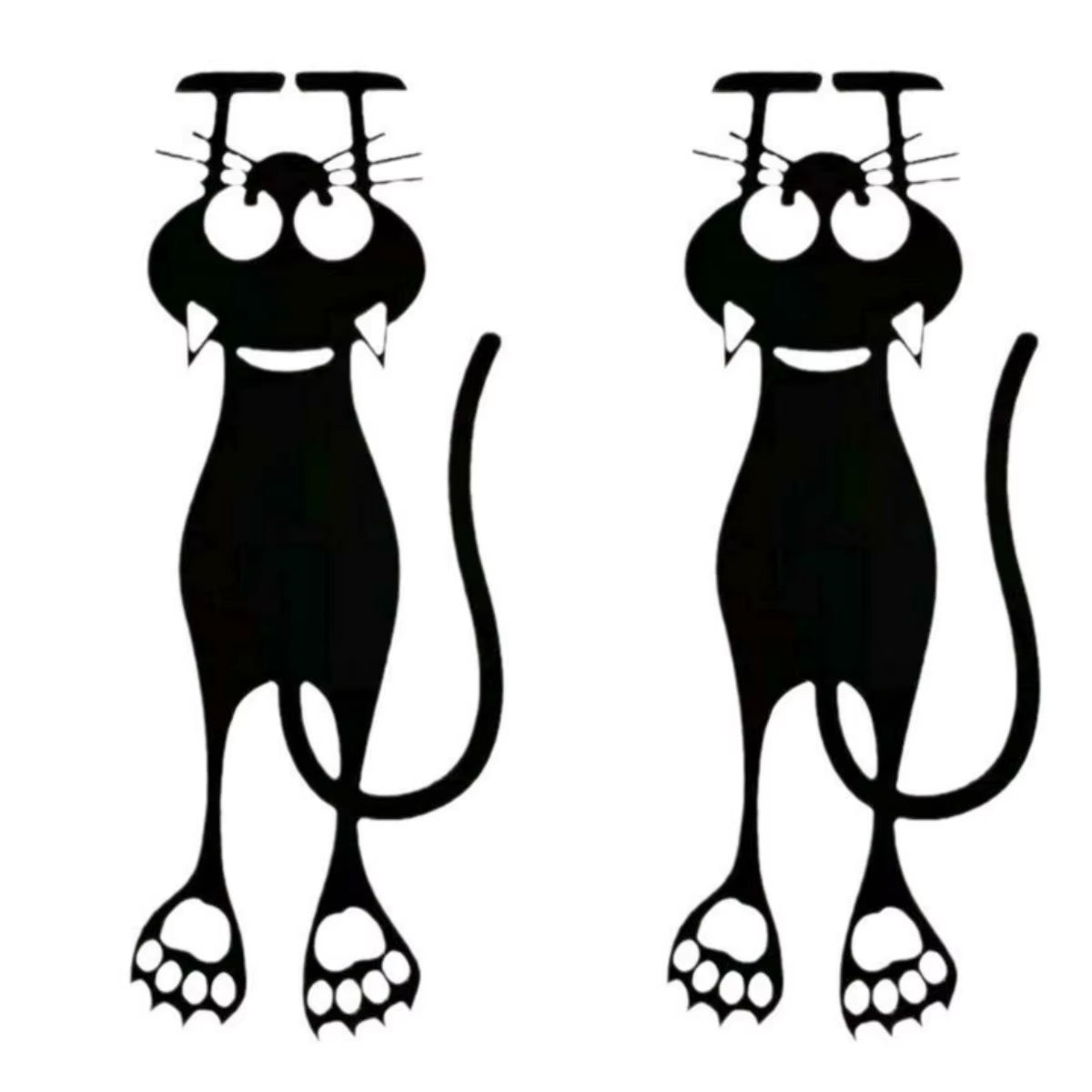 Black Cat Acrylic Bookmark - Hollow Kitten Page Marker – image 7