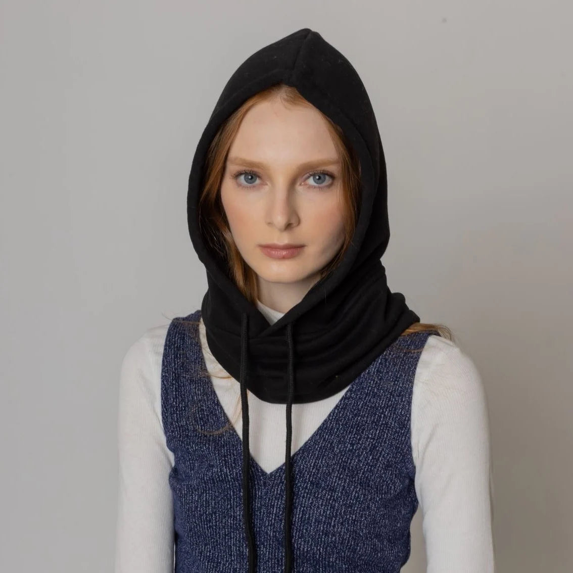 Hooded Snood – Knit Hood and Neck Warmer in One – image 15