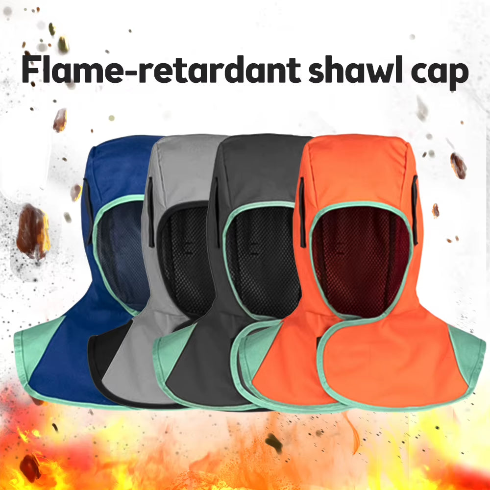 Welding Hood, Washable Flame-Resistant Cotton Welder Head Cover – image 2