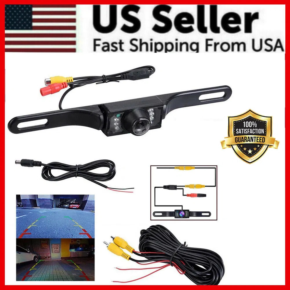 Backup Camera - 170 Degree Night Vision Waterproof Reverse Cam