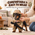 Dog Soldier Halloween Costume Tactical Harness with Helmet