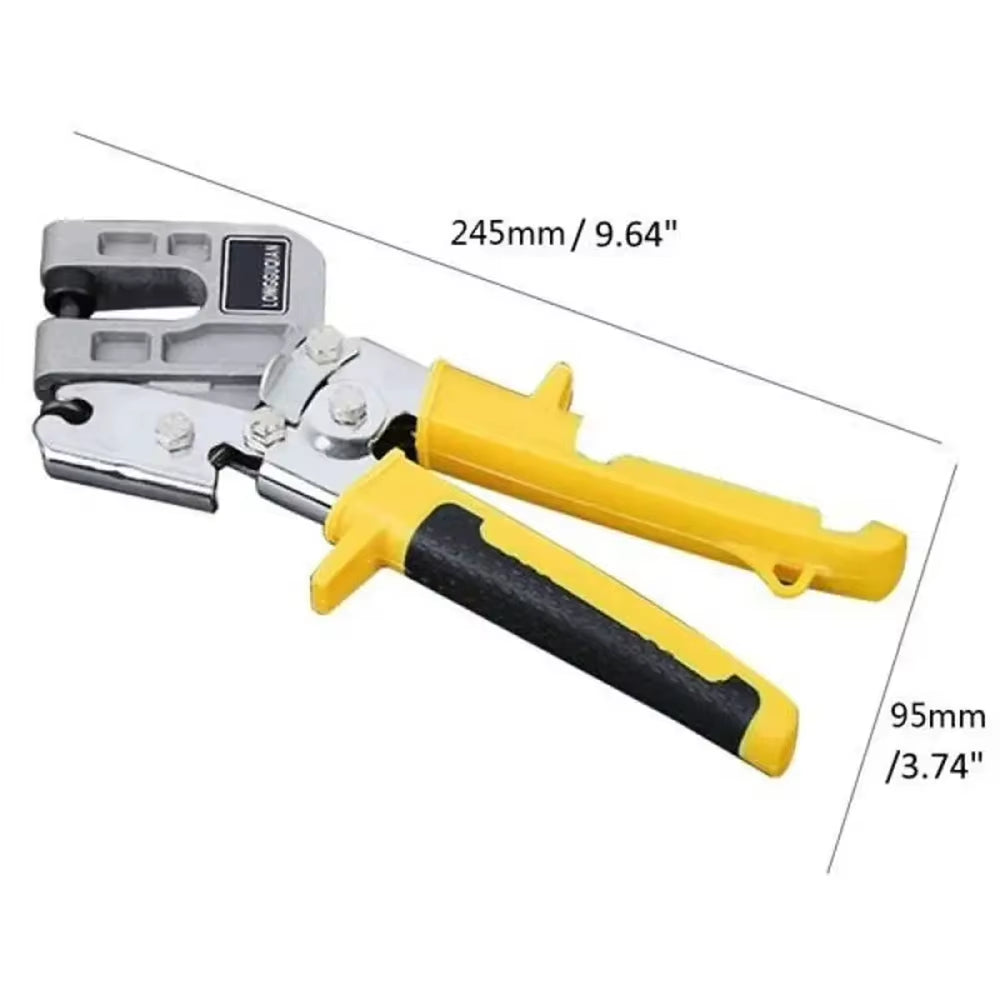 Ceiling Punch Pliers – Aluminum Drywall Stud Crimping Tool – image 6