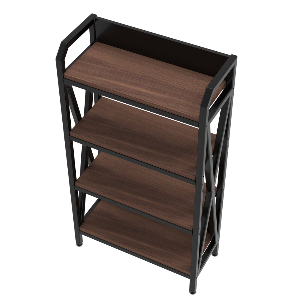 Bakers Rack, 4-Tier Metal and Wood Kitchen Storage Shelf, 56 in – image 14