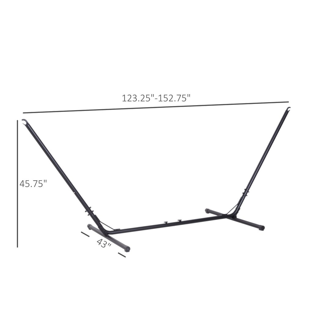 Adjustable Hammock Stand 10-13 ft, Powder-Coated Steel Frame – image 3