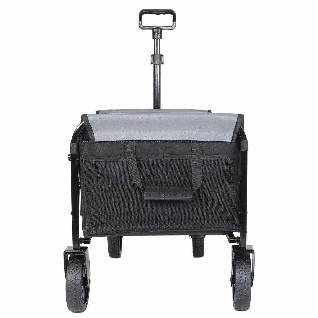 Collapsible Wagon with Wheels, 3-in-1 Folding Utility Cart, 220 lb – image 9
