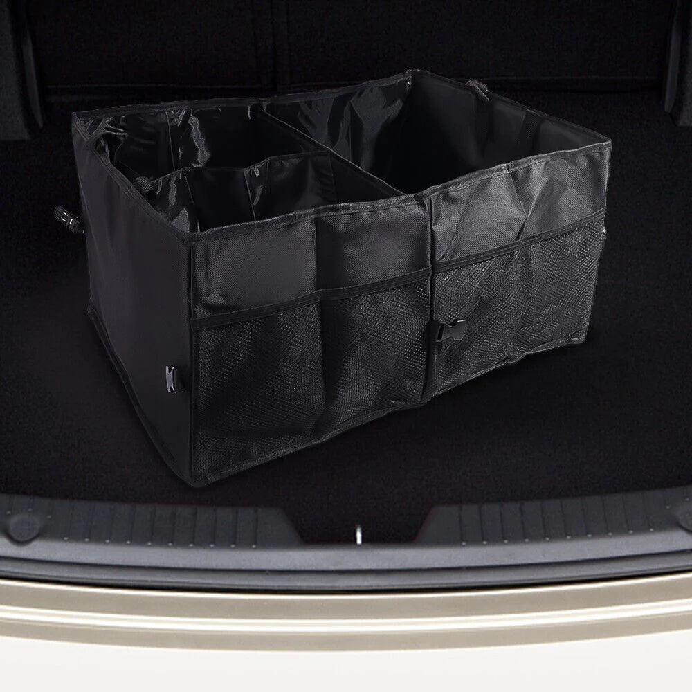 Collapsible Trunk Organizer 40L, Oxford Fabric with Pockets – image 6